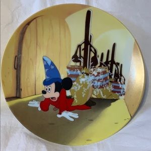 PLATE #5 Knowles Fantasia Wizardry Gone Wild Mickey Collectible Plate